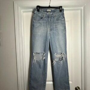 Citizens Of Humanity Blue Straight Leg Jeans-inseam 29"